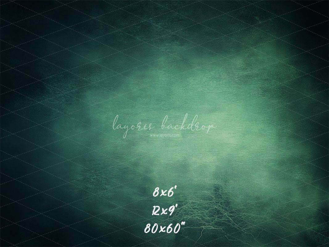 Green Abstract Old Masters Studio Backdrop - Layoris