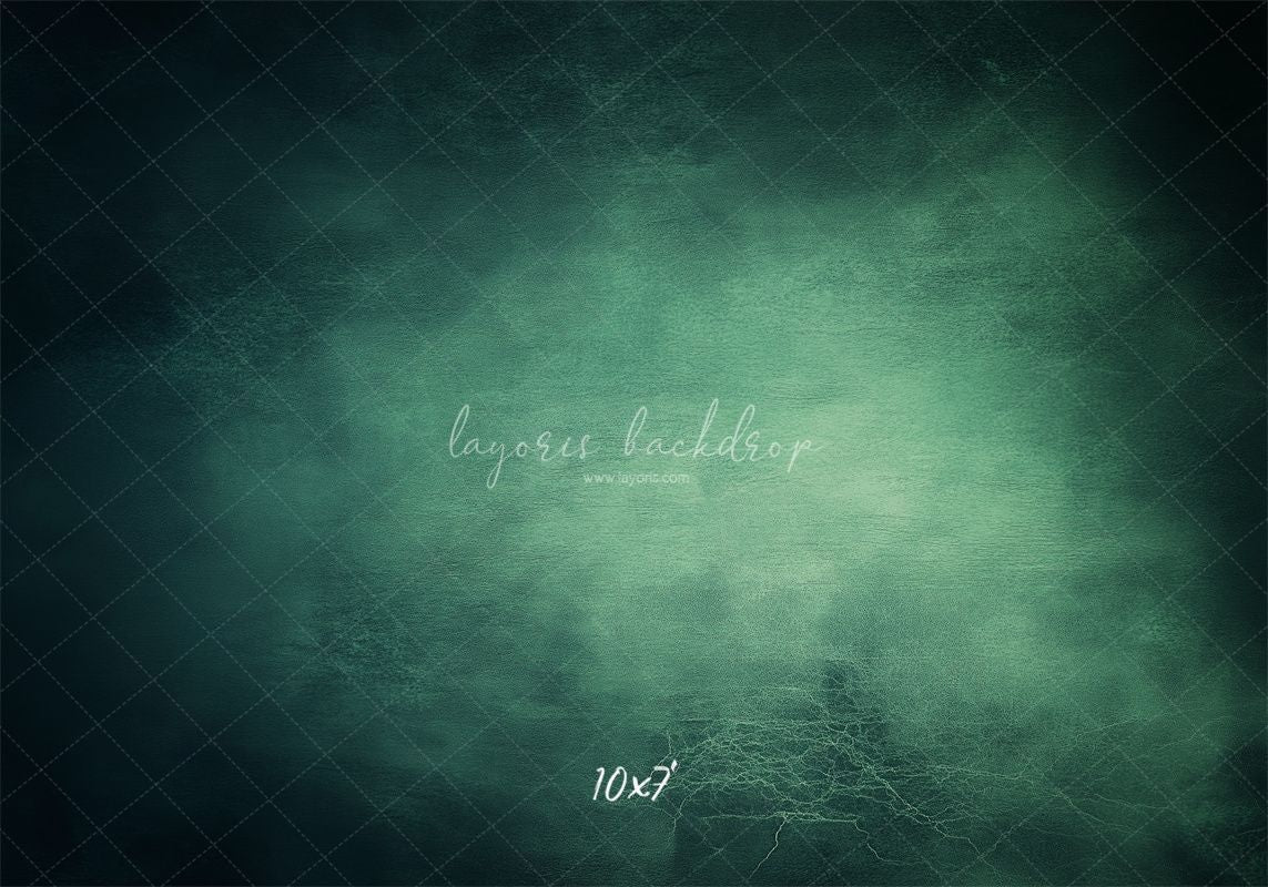 Green Abstract Old Masters Studio Backdrop - Layoris