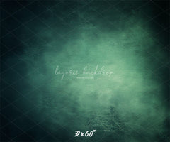 Green Abstract Old Masters Studio Backdrop - Layoris