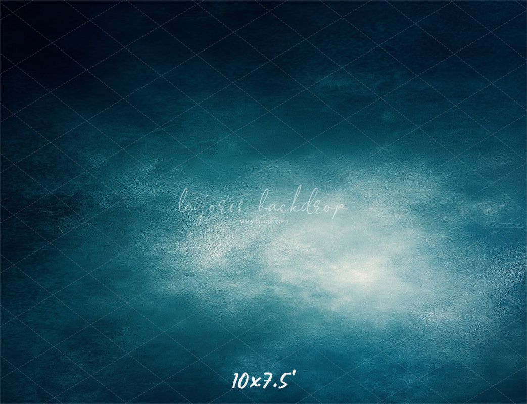 Blue Abstract Old Masters Studio Backdrop - Layoris