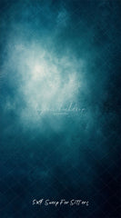 Blue Abstract Old Masters Studio Backdrop - Layoris