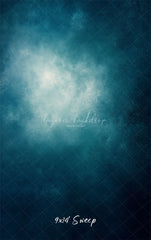 Blue Abstract Old Masters Studio Backdrop - Layoris
