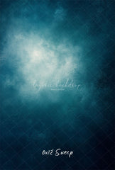 Blue Abstract Old Masters Studio Backdrop - Layoris