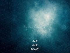 Blue Abstract Old Masters Studio Backdrop - Layoris