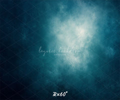 Blue Abstract Old Masters Studio Backdrop - Layoris