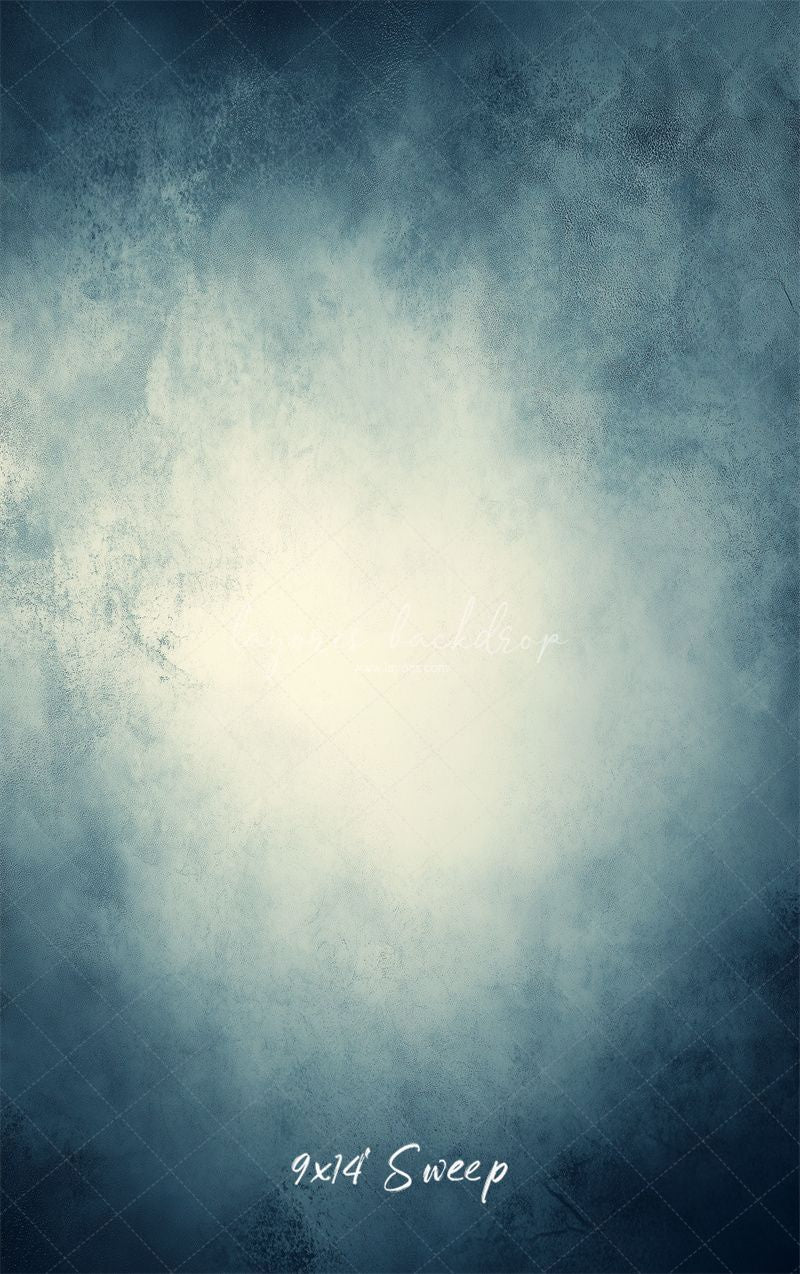 Blue White Abstract Old Masters Studio Backdrop - Layoris