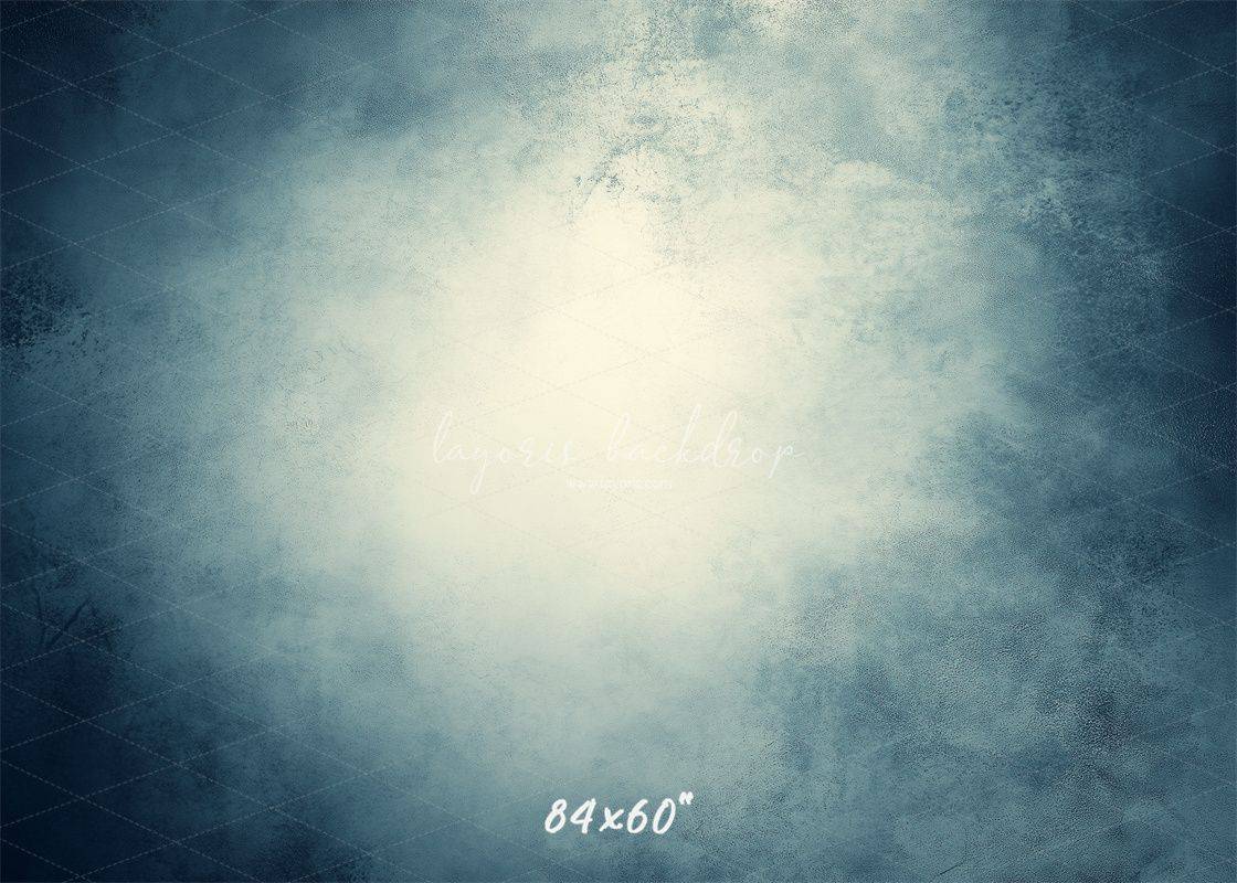 Blue White Abstract Old Masters Studio Backdrop - Layoris