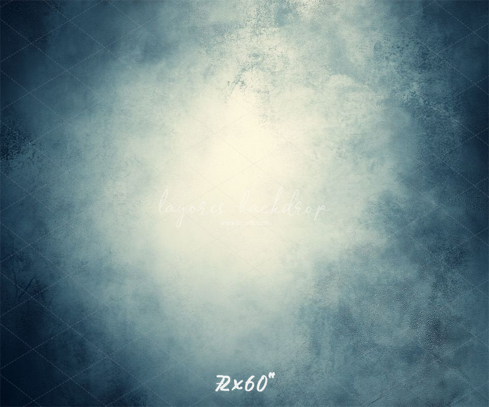 Blue White Abstract Old Masters Studio Backdrop - Layoris