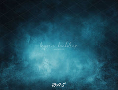 Blue Abstract Old Masters Portrait Studio Backdrop - Layoris