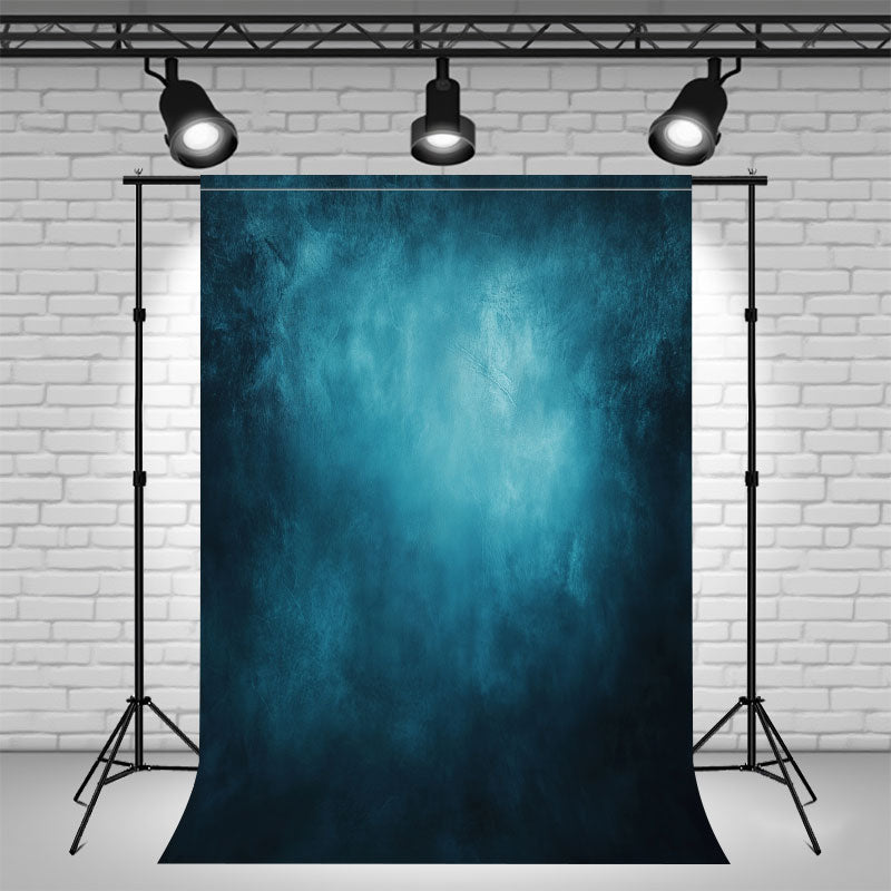 Blue Abstract Old Masters Portrait Studio Backdrop - Layoris
