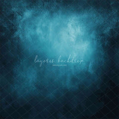 Blue Abstract Old Masters Portrait Studio Backdrop - Layoris