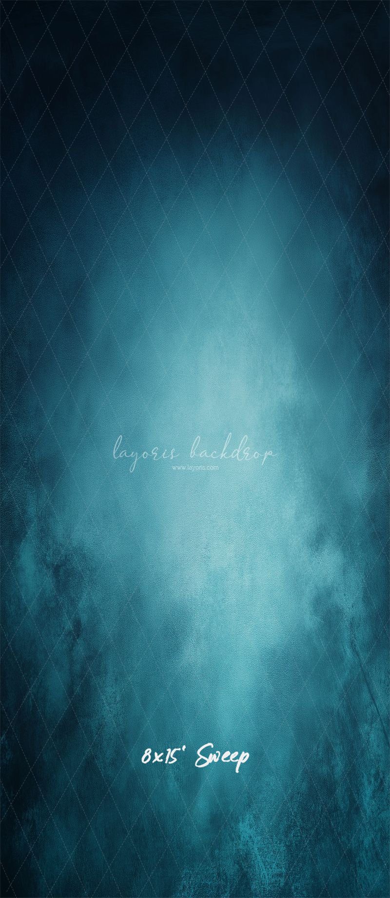 Blue Abstract Old Masters Portrait Backdrop - Layoris