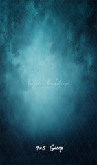 Blue Abstract Old Masters Portrait Backdrop - Layoris