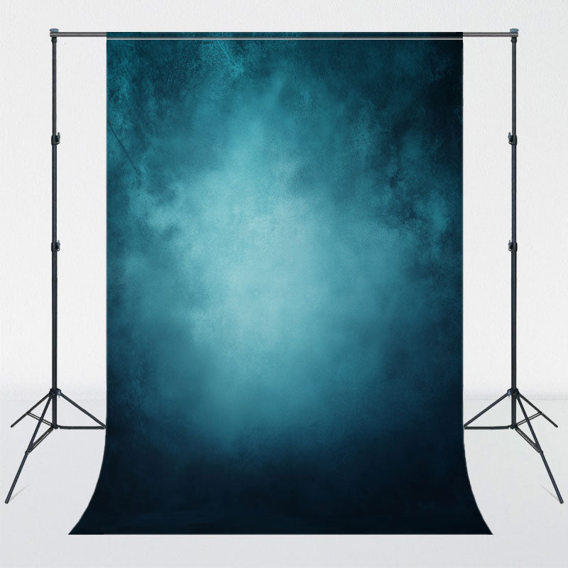 Blue Abstract Old Masters Portrait Backdrop - Layoris