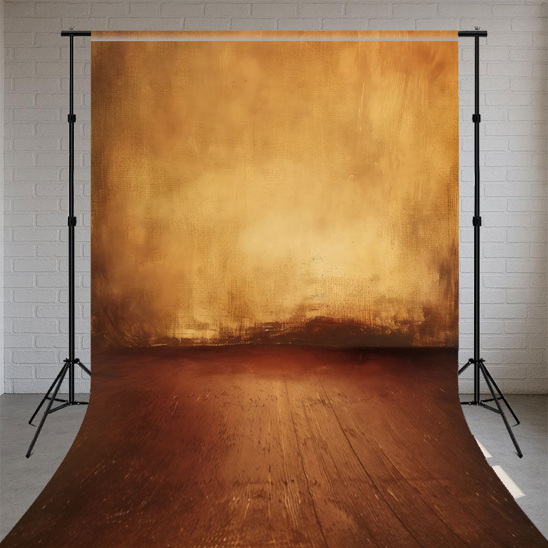 Golden Abstract Old Masters Portrait Backdrop - Layoris