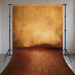 Golden Abstract Old Masters Portrait Backdrop - Layoris