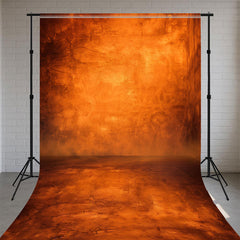 Hot Orange Photo Booth Portrait Sweep Backdrop - Layoris