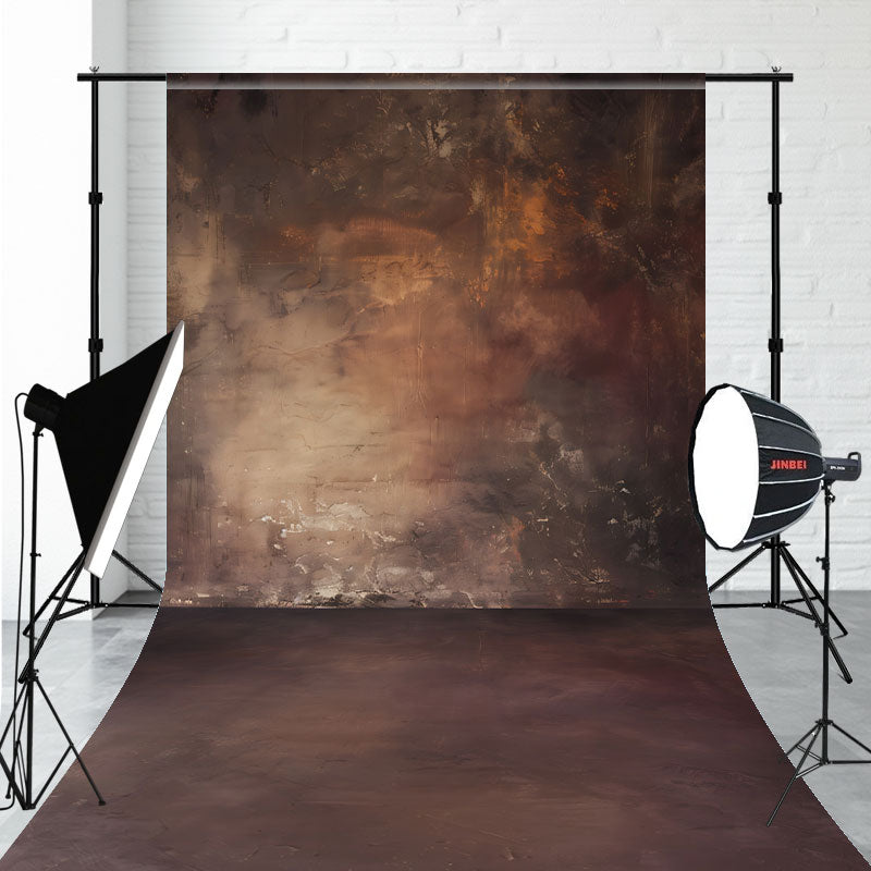 Brown Ancient Abstract Texture Sweep Backdrop - Layoris