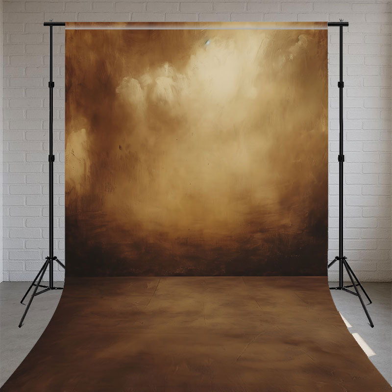 Retro Wall And Wooden Floor Sweep Photo Backdrop - Layoris