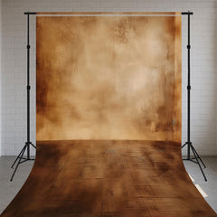 Ancient Wall And Wooden Floor Sweep Backdrop - Layoris