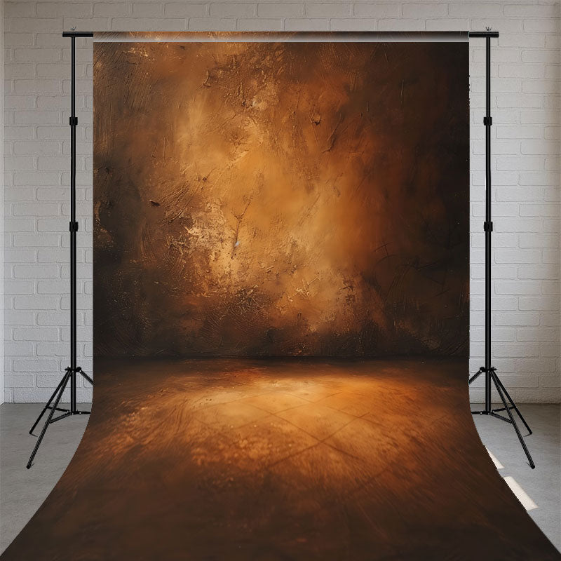 Vintage Brown Texture Old Master Sweep Backdrop - Layoris