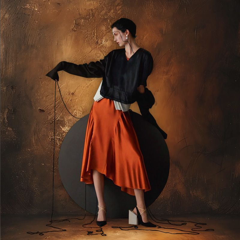 Vintage Brown Texture Old Master Sweep Backdrop - Layoris