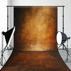 Premium Brown Textured Old Master Sweep Backdrop - Layoris