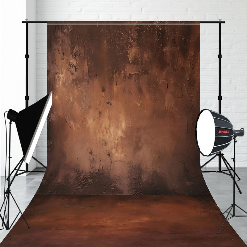 Vintage Brown Oil Painting Old Master Sweep Backdrop - Layoris