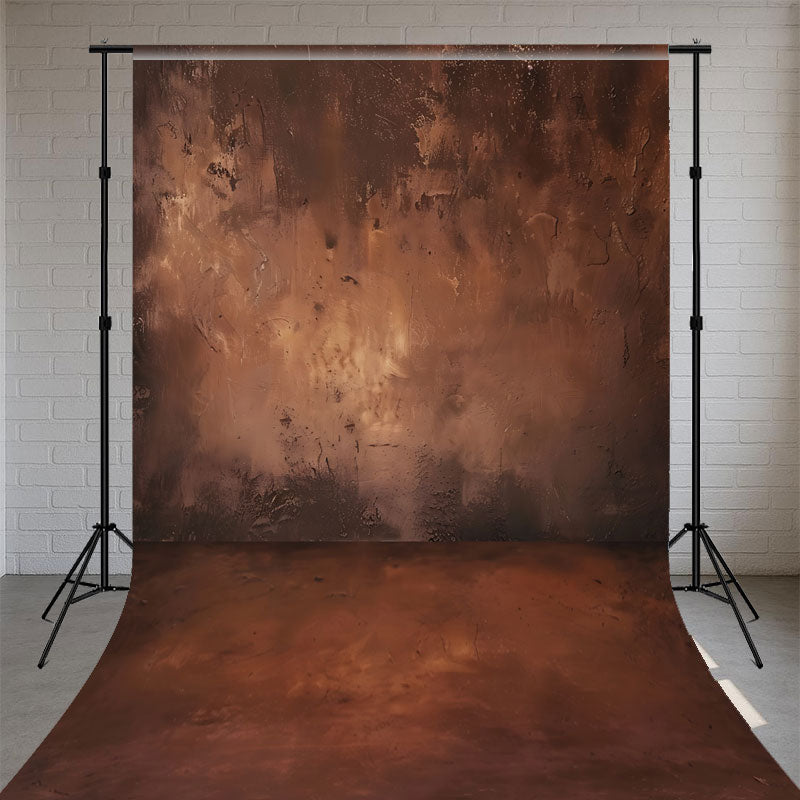 Vintage Brown Oil Painting Old Master Sweep Backdrop - Layoris