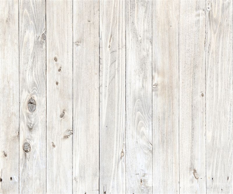 White Wooden Texture Fabric Floor Backdrop - Layoris