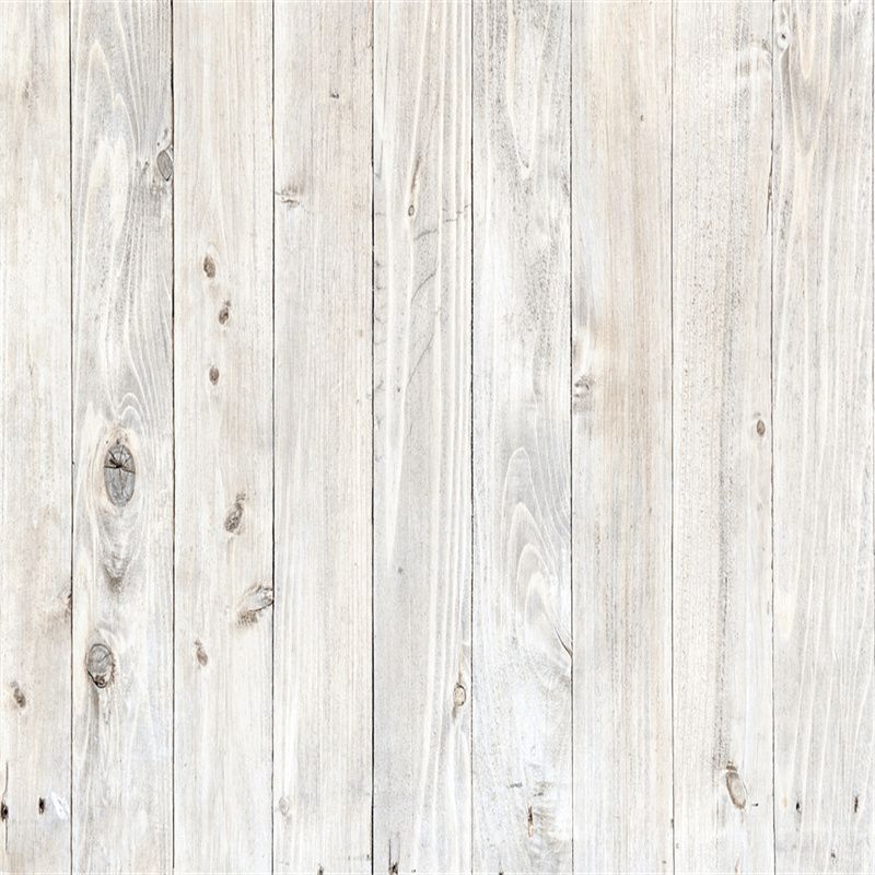 White Wooden Texture Fabric Floor Backdrop - Layoris