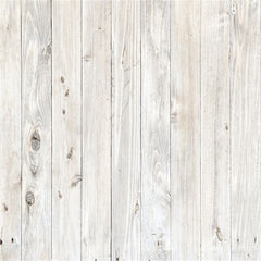 White Wooden Texture Fabric Floor Backdrop - Layoris