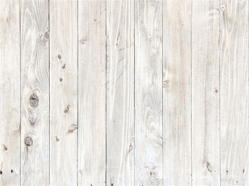 White Wooden Texture Fabric Floor Backdrop - Layoris