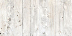 White Wooden Texture Fabric Floor Backdrop - Layoris