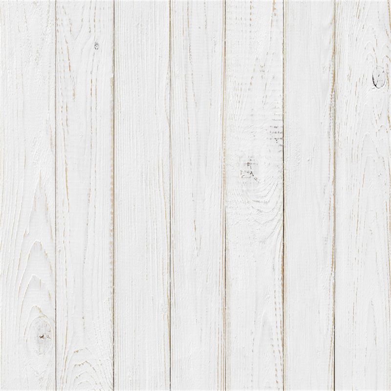 White Painted Wooden Portrait Fabric Floor Backdrop - Layoris