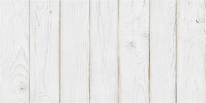 White Painted Wooden Portrait Fabric Floor Backdrop - Layoris