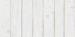 White Painted Wooden Portrait Fabric Floor Backdrop - Layoris