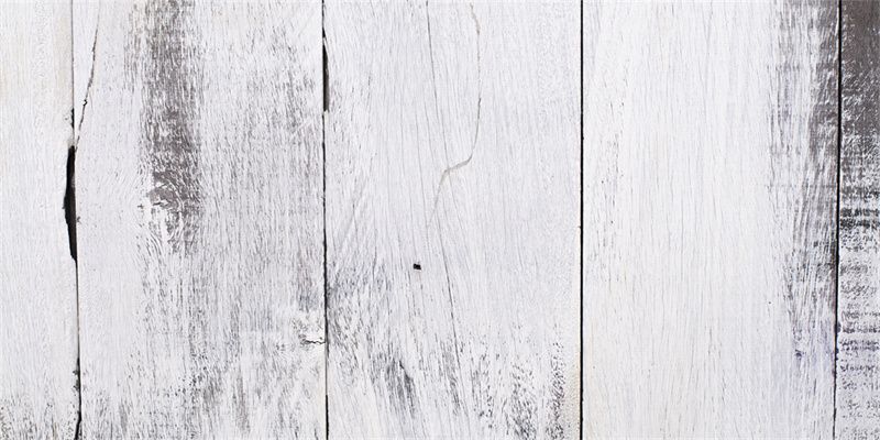 Faded White Wooden Planks Fabric Floor Backdrop - Layoris