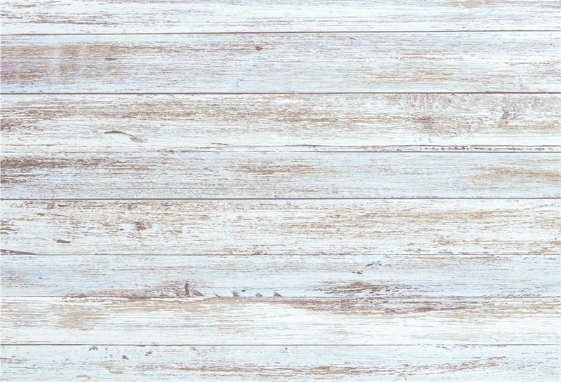 Blue And White Wood Plank Texture Fabric Floor Backdrop - Layoris