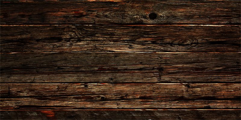 Dark Old Wooden Planks Fabric Floor Backdrop - Layoris