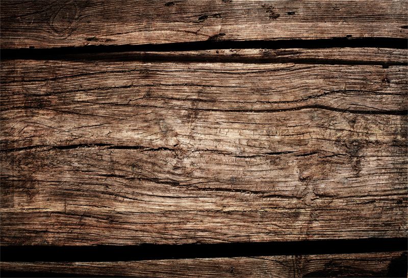 Old Wooden Planks Rustic Style Fabric Floor Backdrop - Layoris