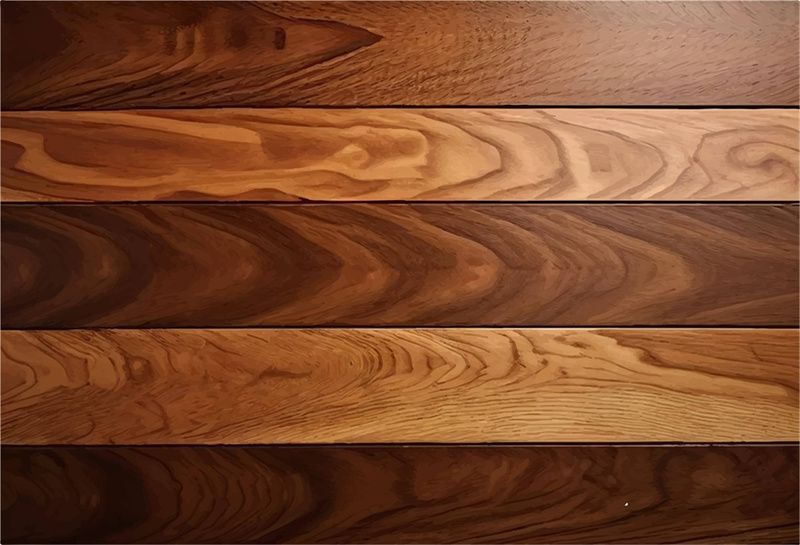 Brown Coffee Color Interwoven Wood Fabric Floor Backdrop - Layoris