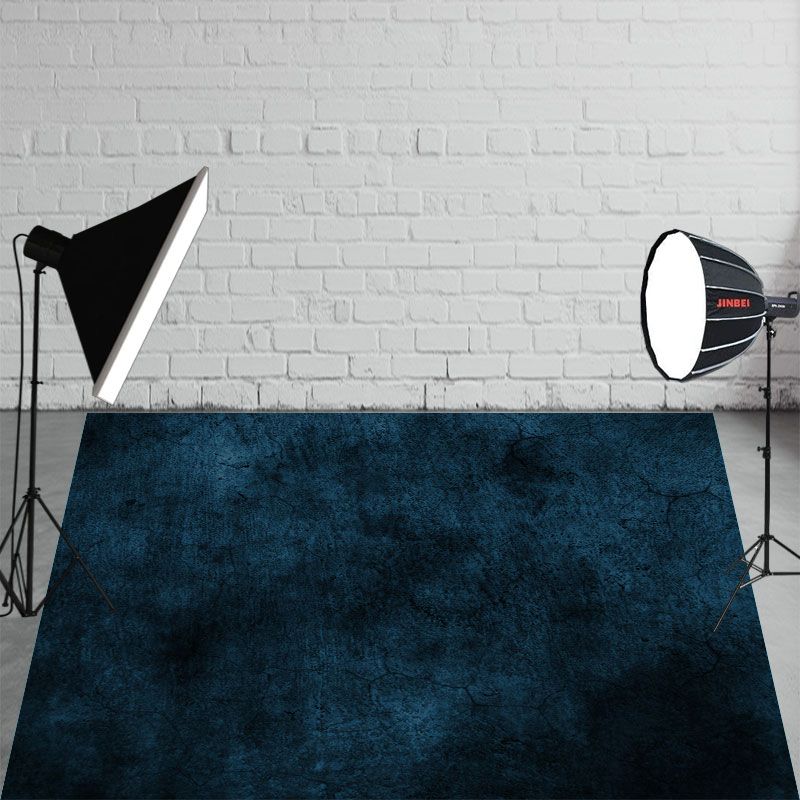 Gray Cement Wall Portrait Fabric Floor Backdrop - Layoris