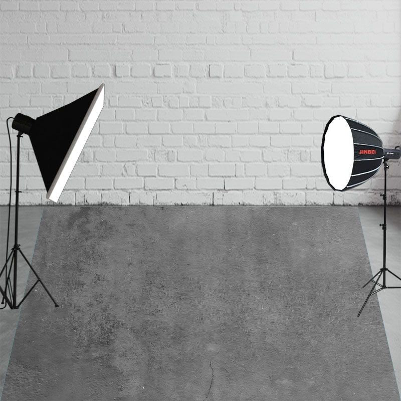 Gray Texture Old Master Abstract Fabric Floor Backdrop - Layoris
