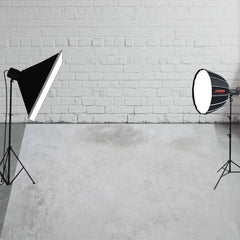 Evenly Painted Gray Wall Fabric Floor Backdrop - Layoris