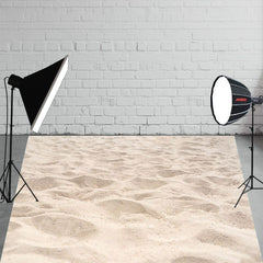 Green Grass Floor Portrait Fabric Floor Backdrop - Layoris