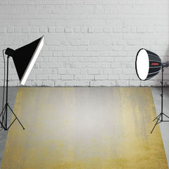Gray Grainy Wall Portrait Fabric Floor Backdrop - Layoris