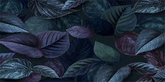 Watercolor Maple Leaf Portrait Fabric Floor Backdrop - Layoris