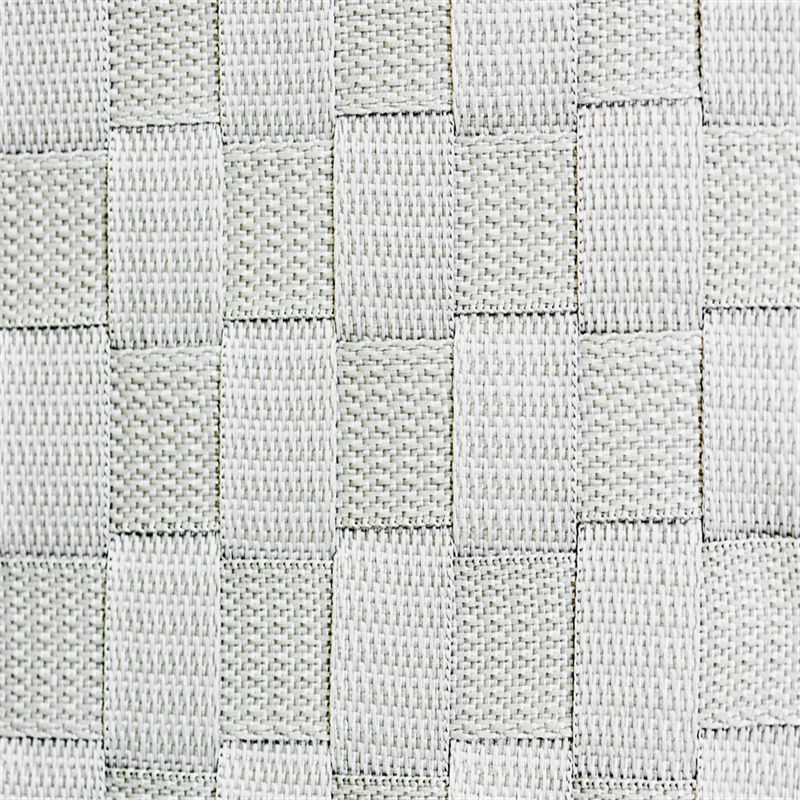 Gray Woven Textured Fabric Floor Backdrop - Layoris