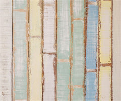 Colorful Wood Plank Texture Fabric Floor Backdrop - Layoris
